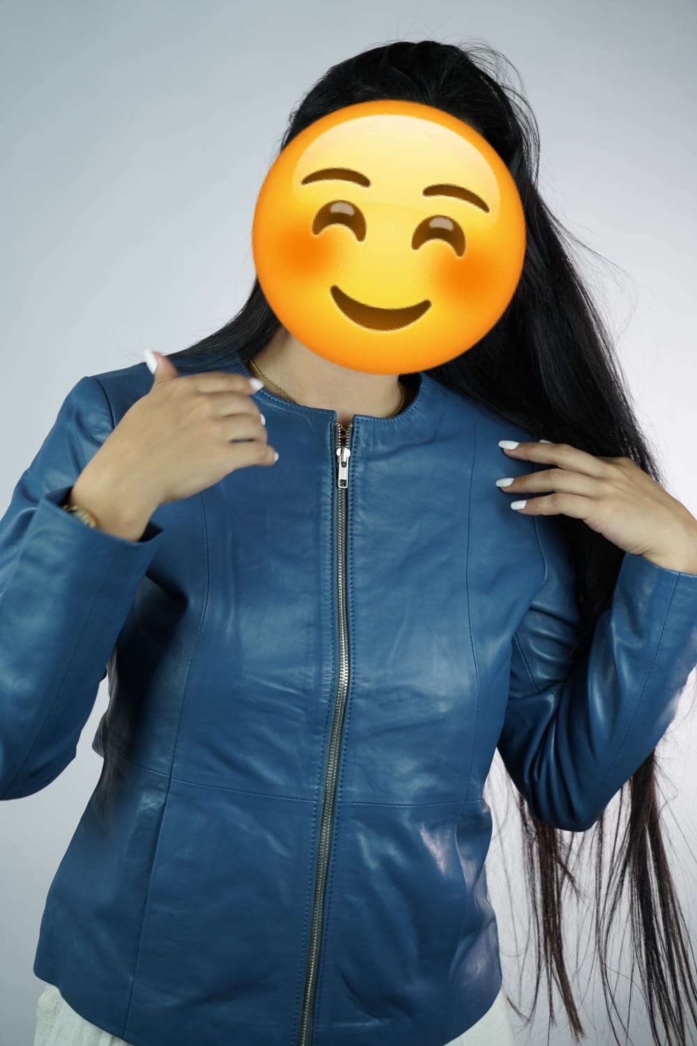 جاكيط كوير أصلية، مصنوعة يدويًا من الجلد الطبيعي %100